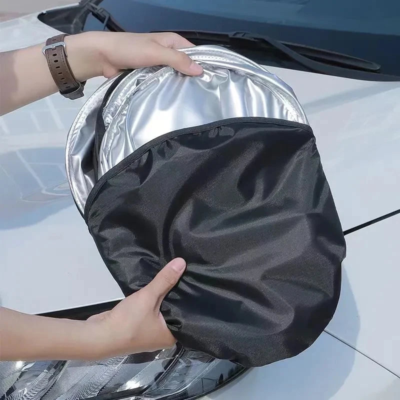 For BYD Atto 2 Yuan UP Car Windshield Sun Shade Blocks UV Ray Reflector Auto Window Visor Shield Cover Foldable Parasol 1 Piece
