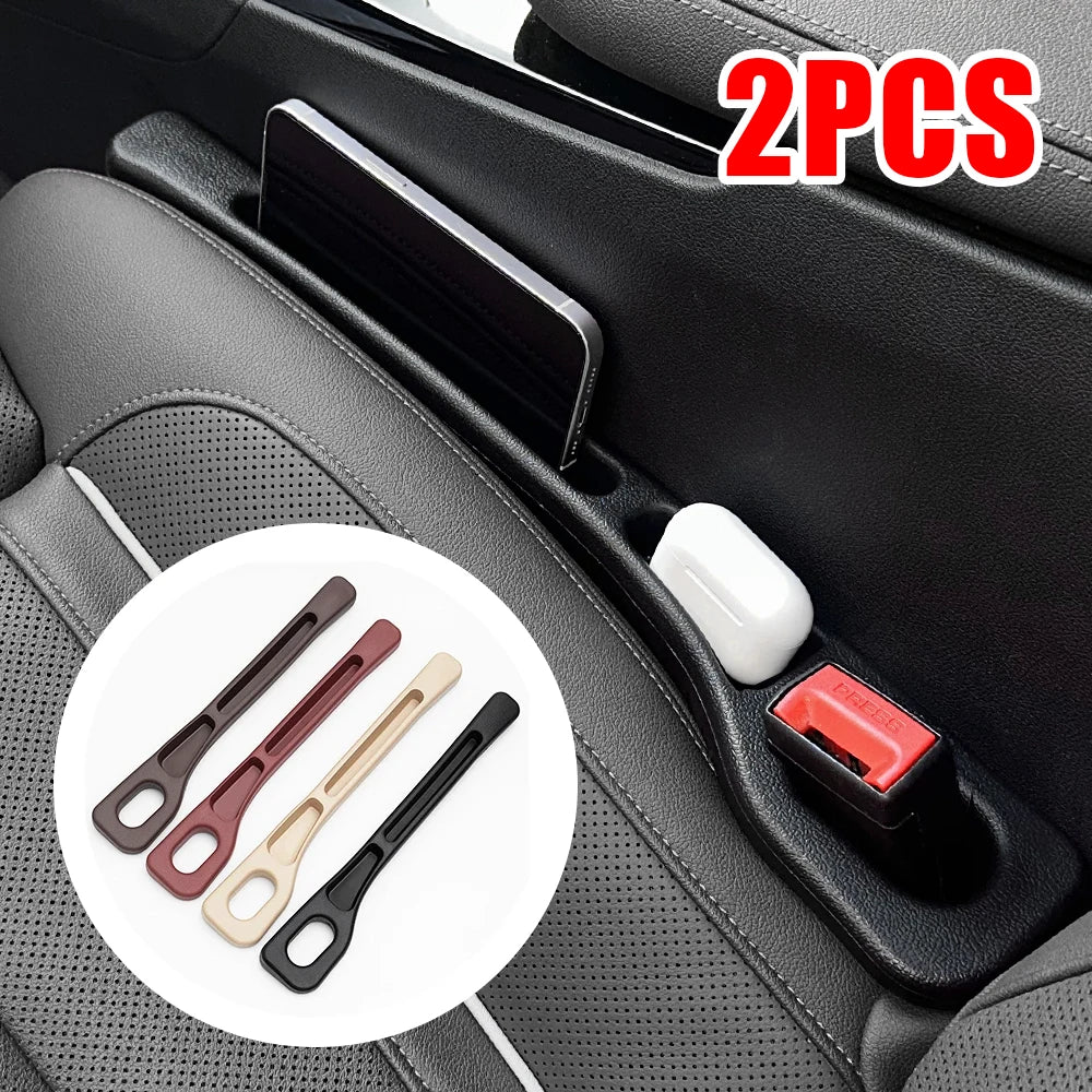2PCS Universal Car Seat Gap Plug Strip Leak Proof Side Seam Gap Filler Storage Organizer Interior Decoration