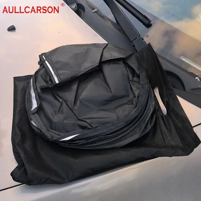 For BYD Atto 2 Yuan UP Car Windshield Sun Shade Blocks UV Ray Reflector Auto Window Visor Shield Cover Foldable Parasol 1 Piece